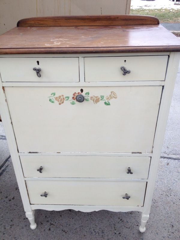 dresser drop front