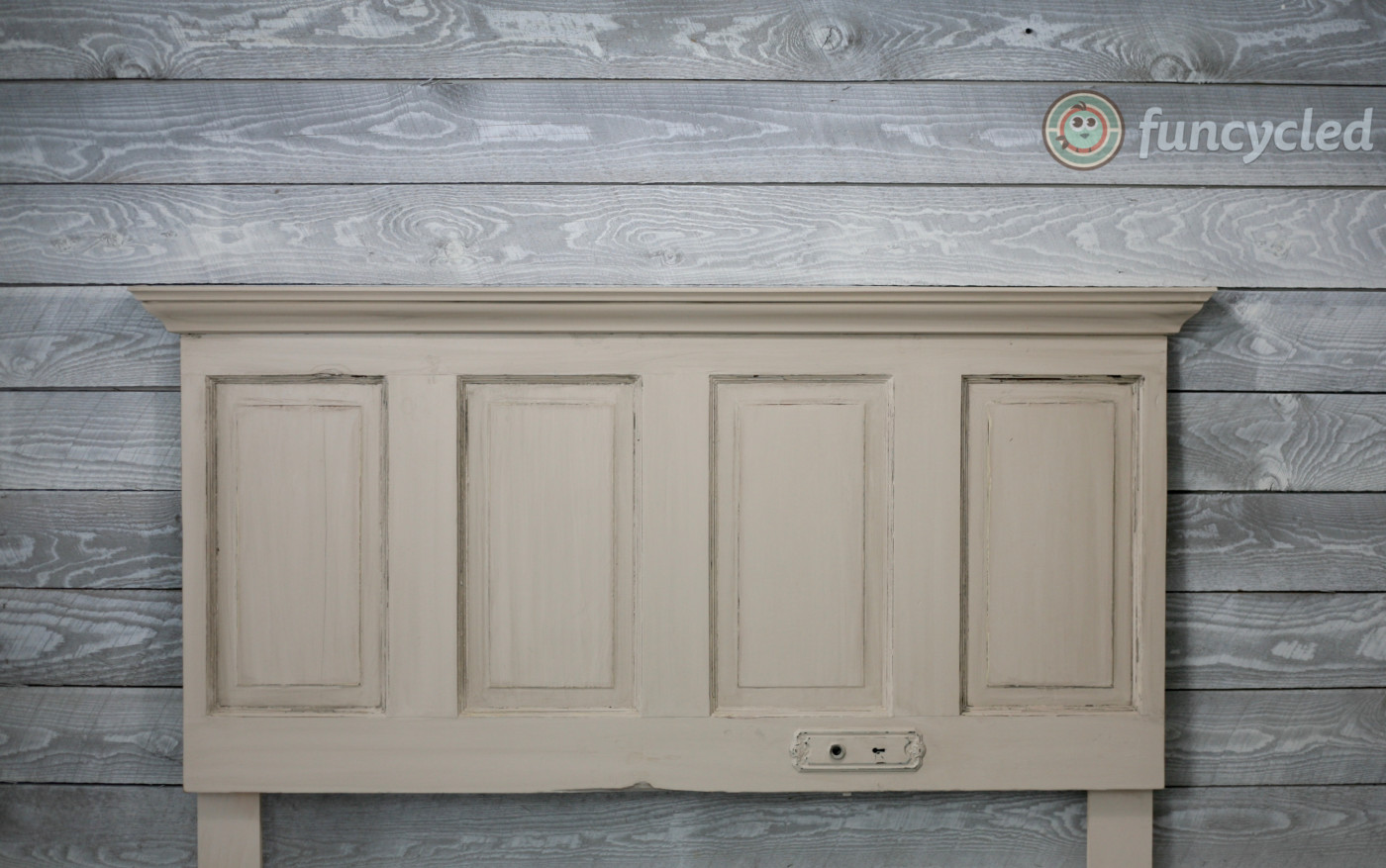 Repurposed Door Headboard